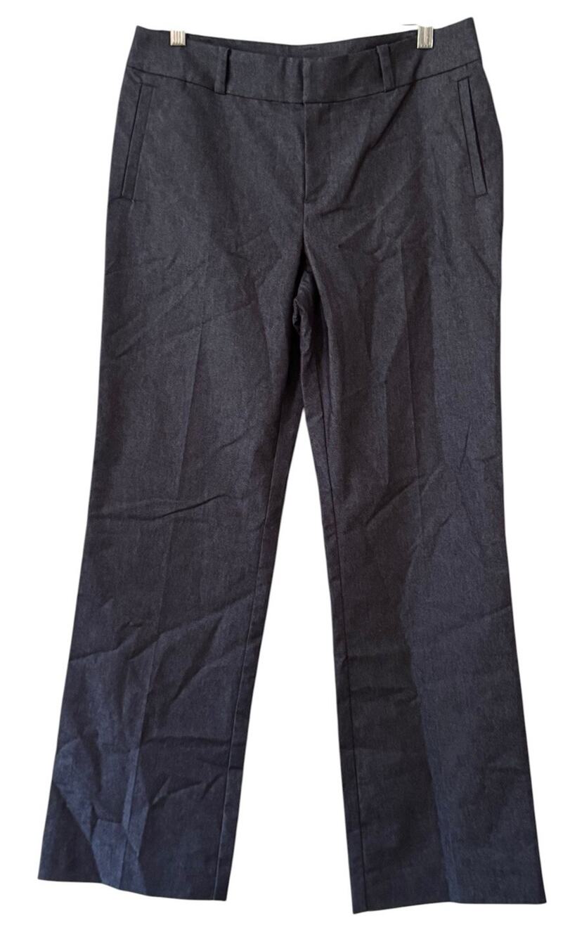 Merona Stretch Slacks Trousers Blue Women Size 10 Career Office Business NWOT